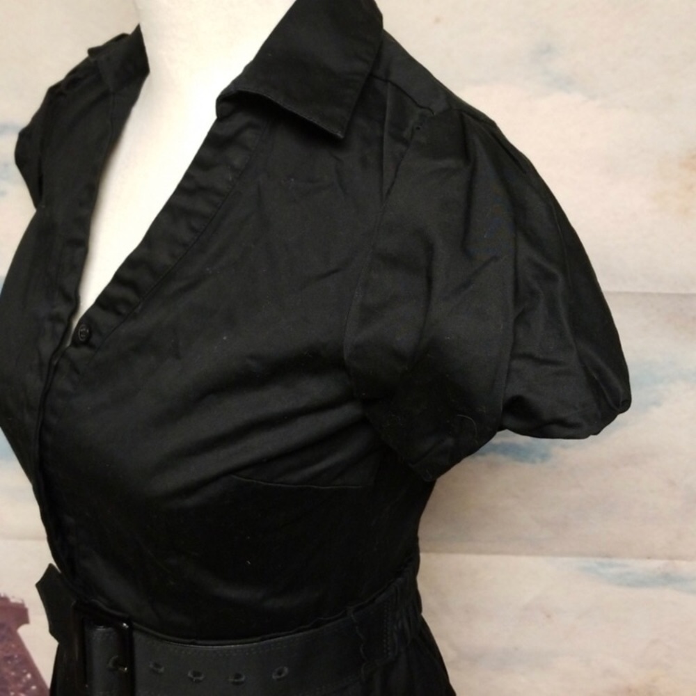 Ann Taylor, Rockabilly, pinup, black dress, Sexy - Picture 2 of 5